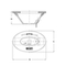 Levier ovale Type: 6001D Acier inoxydable Approprié pour: Montage direct ISO 5211